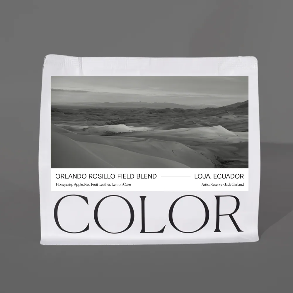 artist reserve ecuador orlando rosillo - extended fermentation field blend washed, ecuador coffee from color coffee roasters