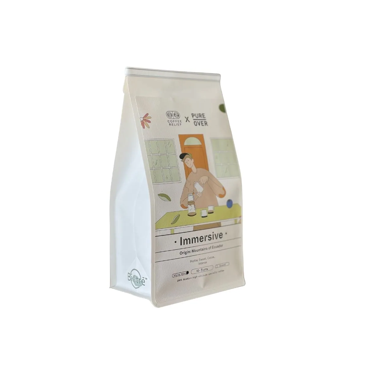 immersive relief – 1 lb, ecuador coffee from coffee relief - specialty coffee shop & roasters - café de especialidad