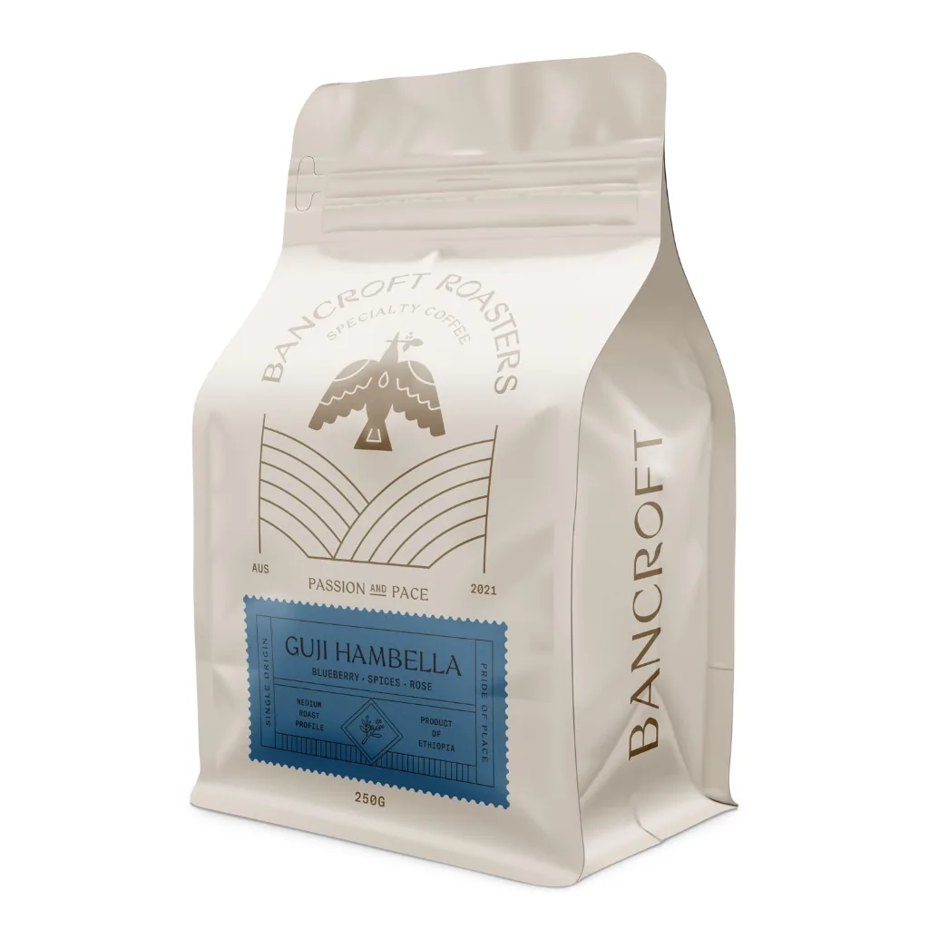 ethiopia guji hambella, ethiopia coffee from bancroft roasters bardon