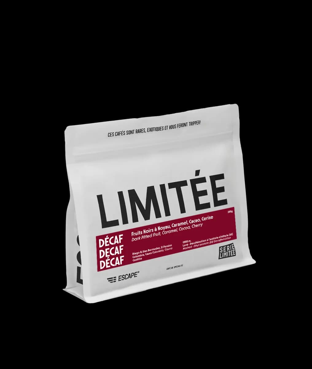 decaf #2, colombia coffee from escape - lab à café