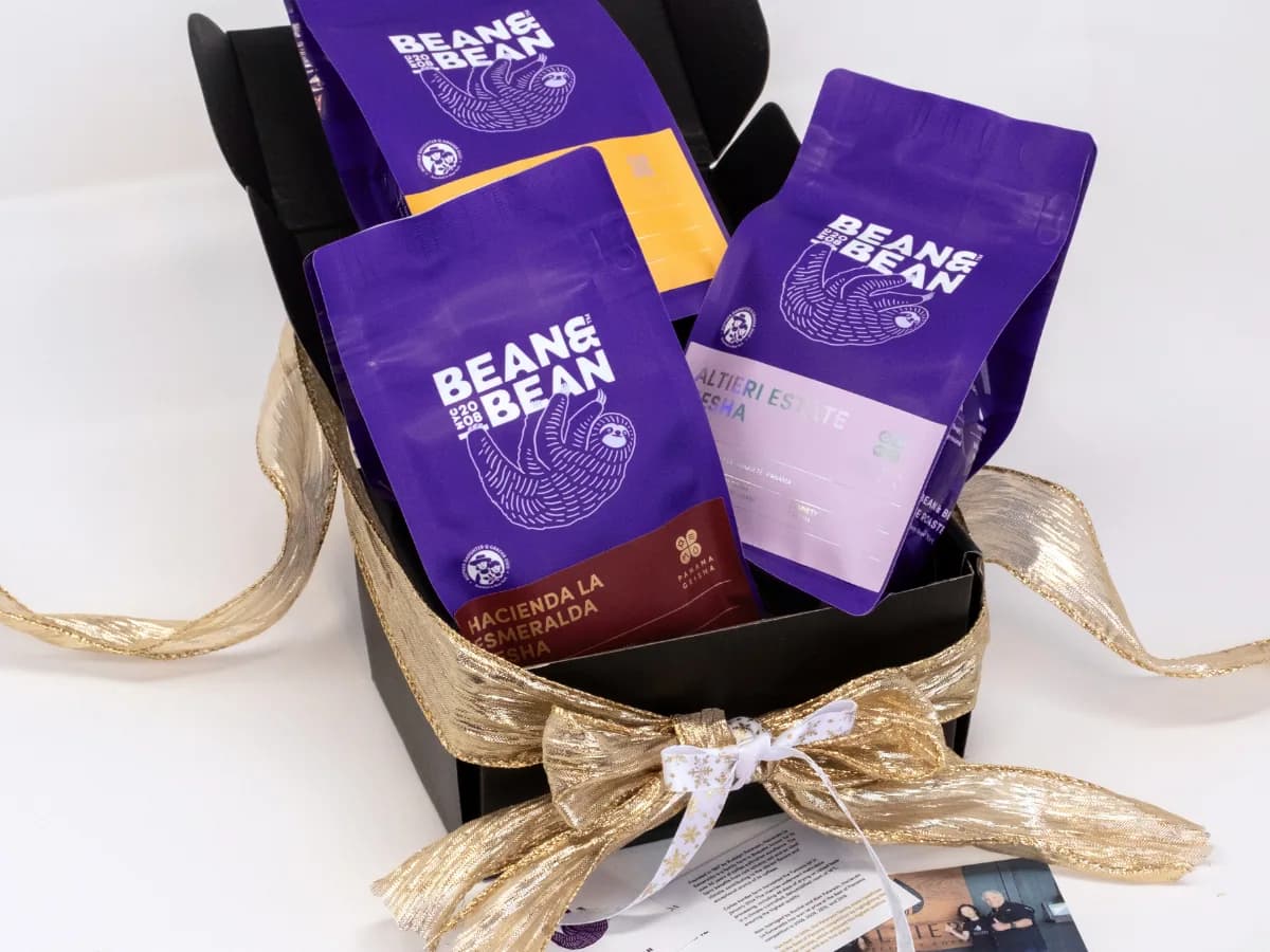 2025 panama gesha box: esmeralda, altieri, janson, panama coffee from bean & bean queens — roastery & cafe