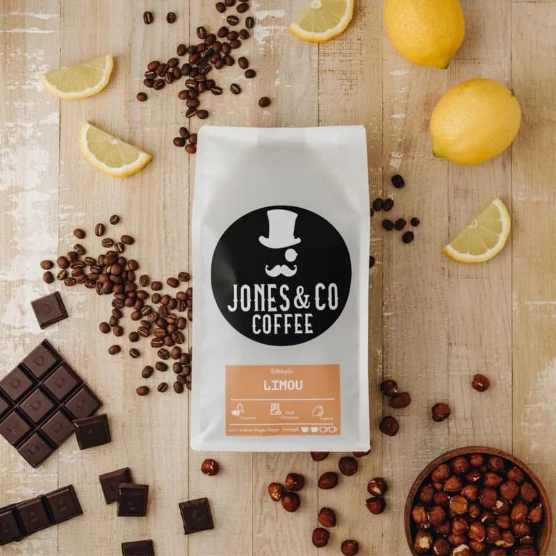 ethiopia limou, ethiopia coffee from jones & co coffee roasters
