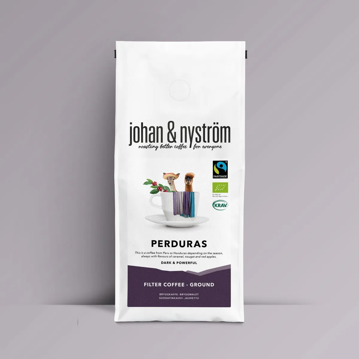 perduras b2b, peru + honduras coffee from johan & nyström kafferostare & tehandlare ab
