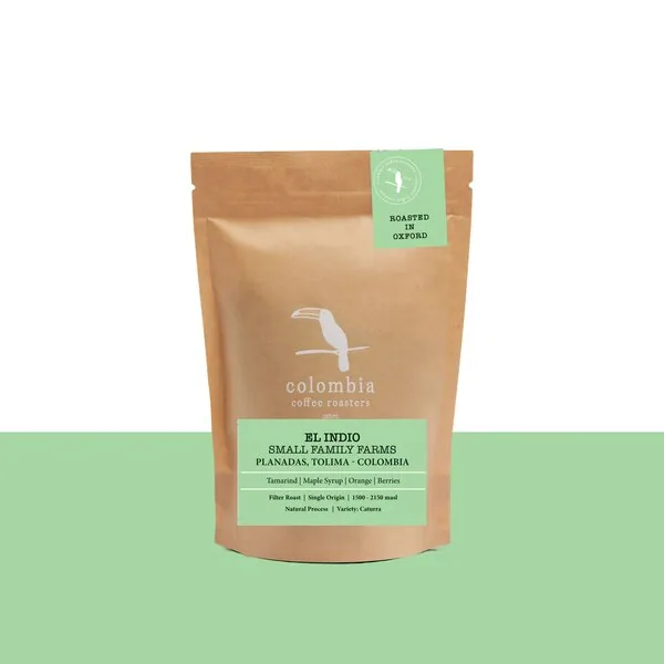 el indio microlot natural process (filter roast) tolima, colombia, colombia coffee from colombia coffee roasters