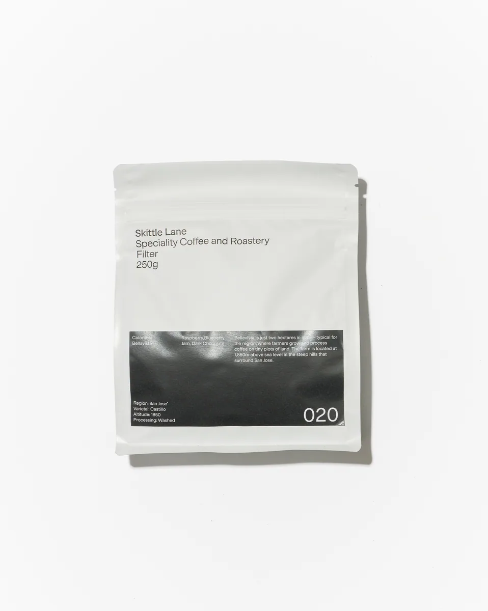 colombia bellavista (020), colombia coffee from skittle lane bondi