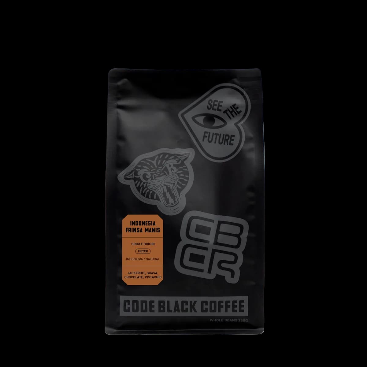 indonesia frinsa manis natural filter - single origin, indonesia coffee from code black
