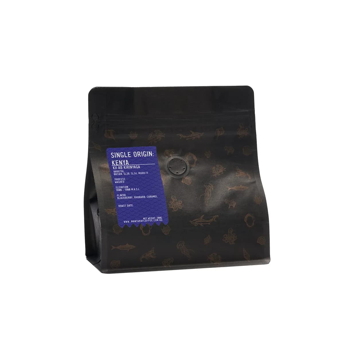 kenya kii ab kirinyaga washed (single origin espresso), kenya coffee from manta ray coffee roasters