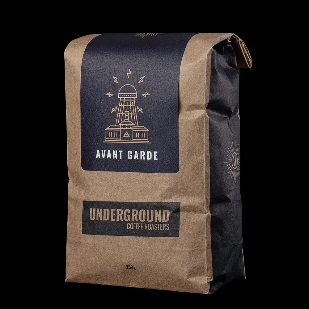 avant garde, colombia + brazil + india + papua new guinea coffee from underground coffee roasters