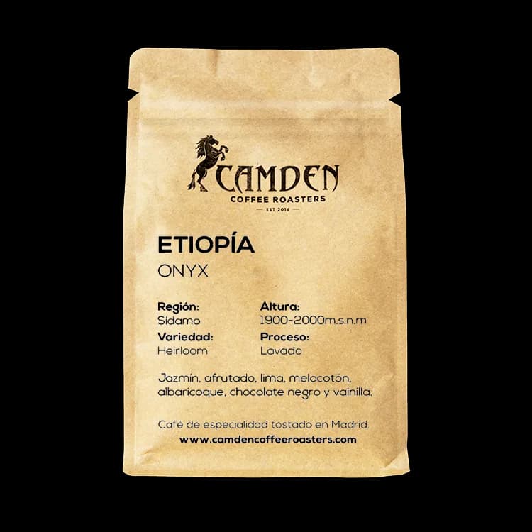 etiopía – onyx orgánico, ethiopia coffee from camden coffee roasters (velilla de san antonio) - café de especialidad | specialty coffee madrid