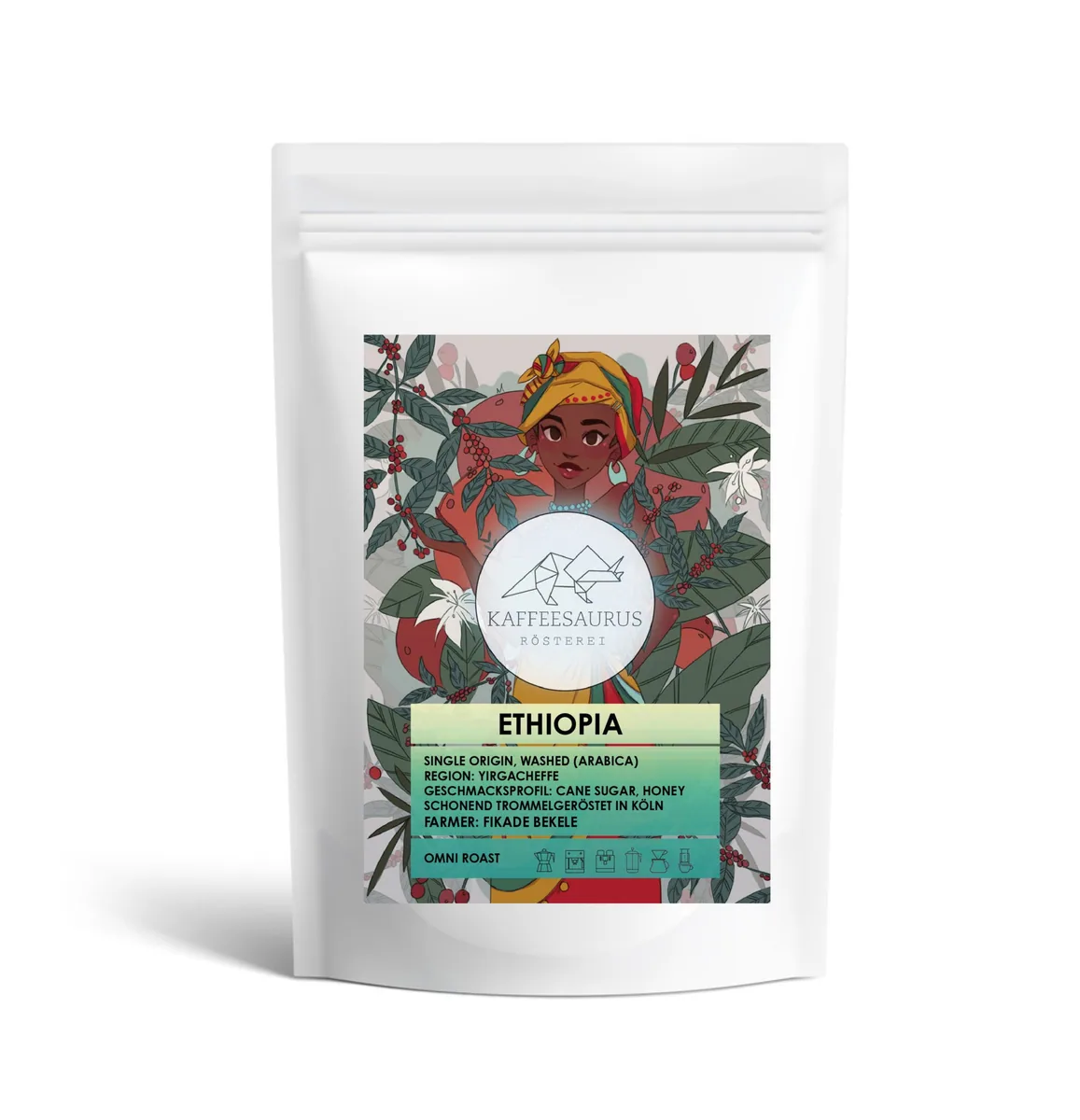 ethiopia omnia roast, ethiopia coffee from kaffeesaurus