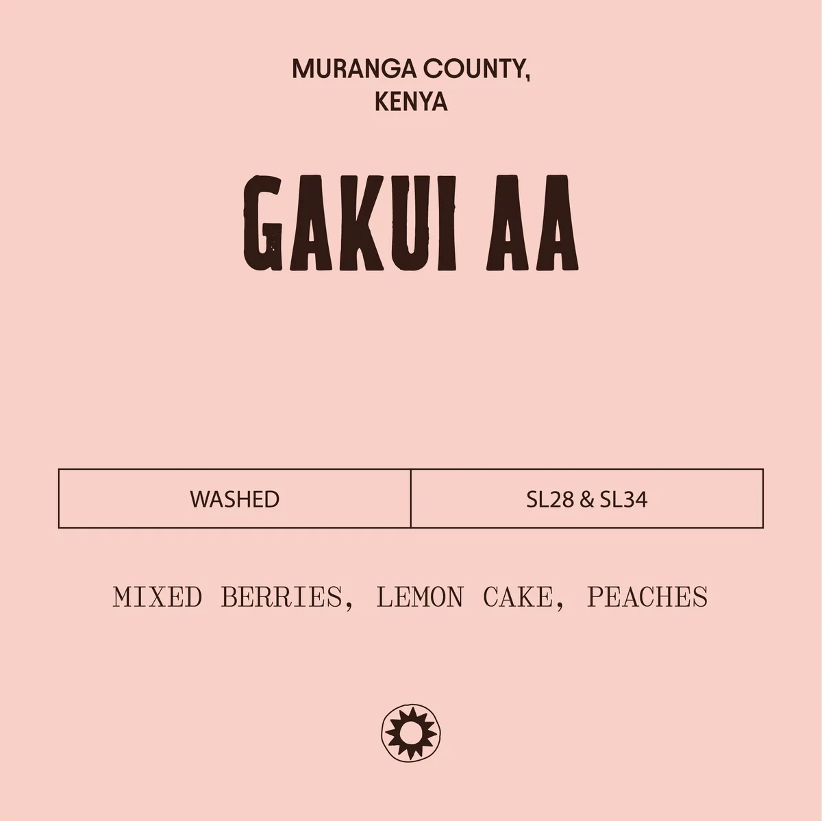 kenya - gakui aa, kenya coffee from bold bean coffee roasters - riverside