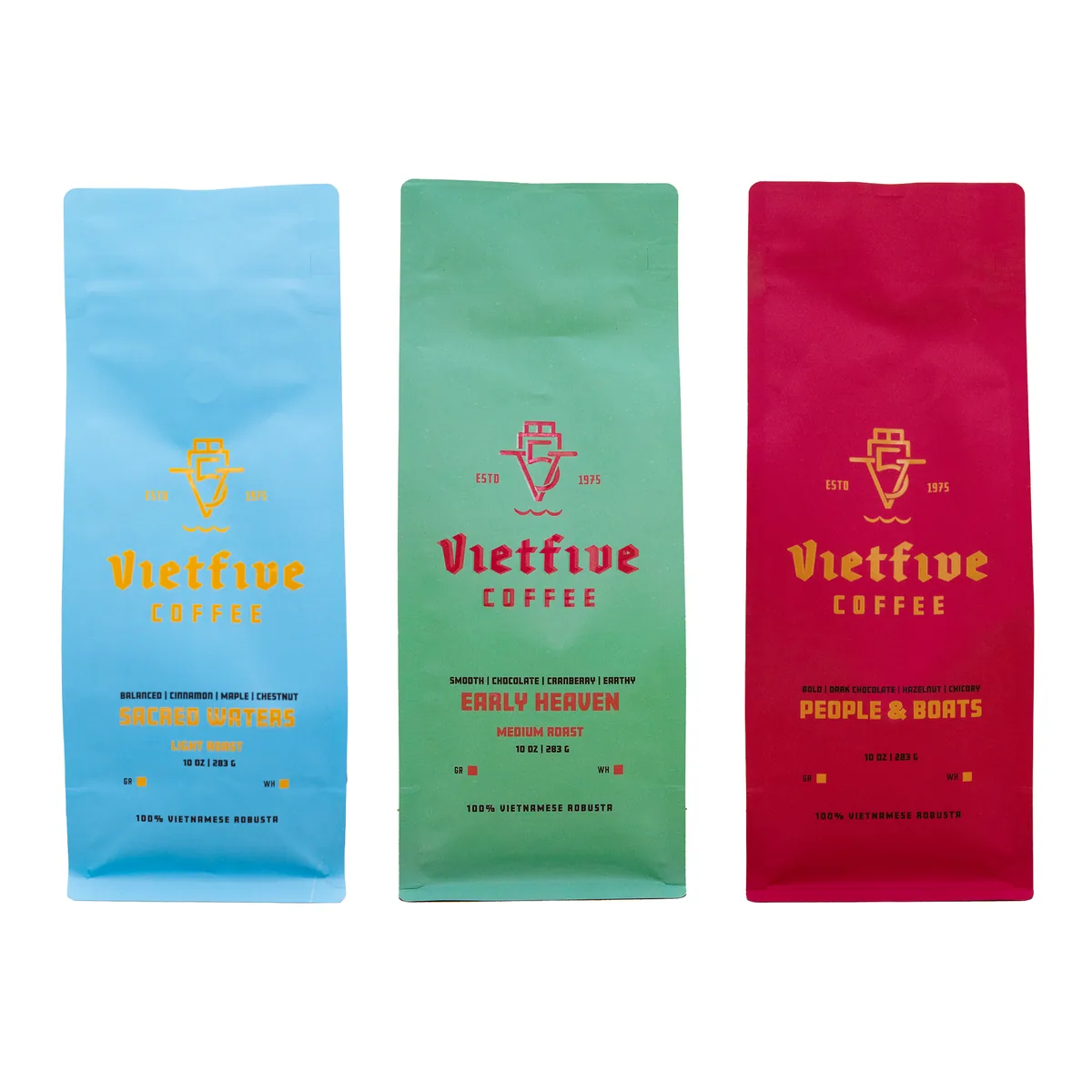 vietfive robusta series, vietnam coffee from vietfive coffee - chicago