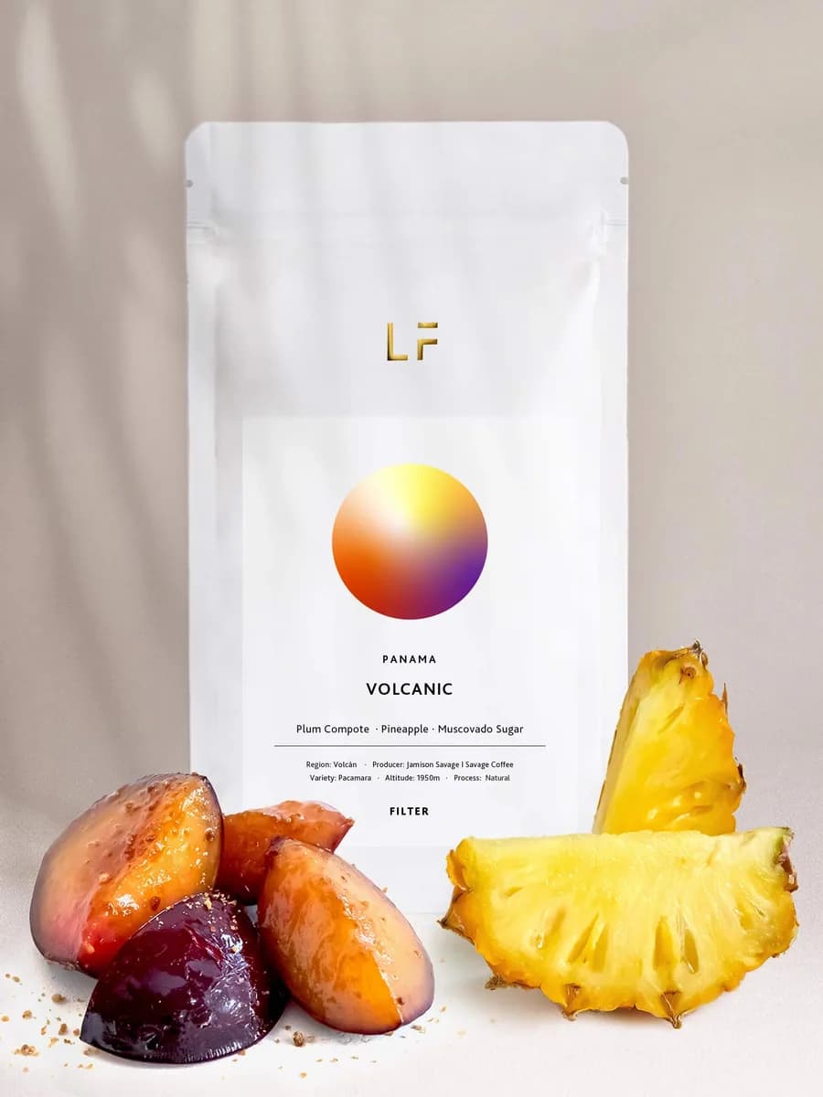 volcanic, panama coffee from lf coffee
