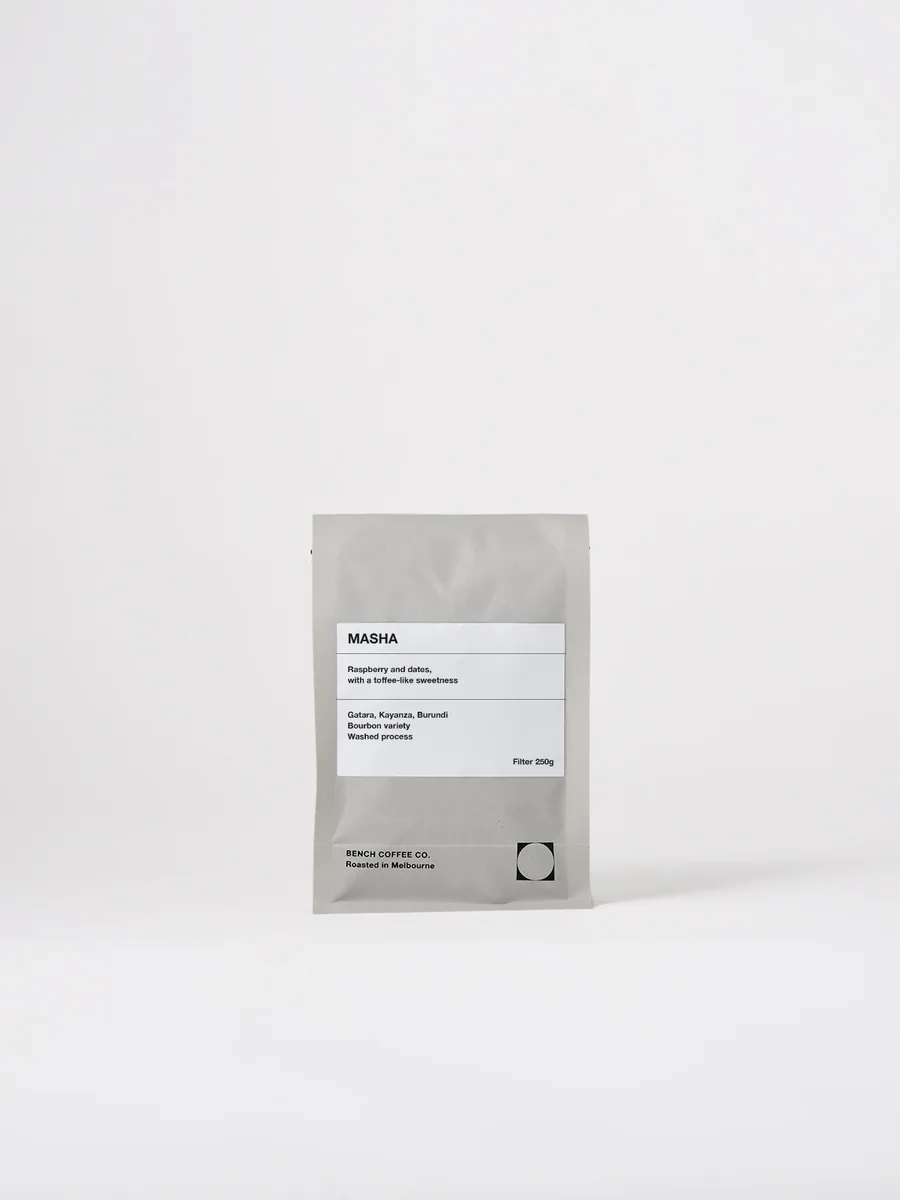 masha, burundi, burundi coffee from bench coffee co. roastery