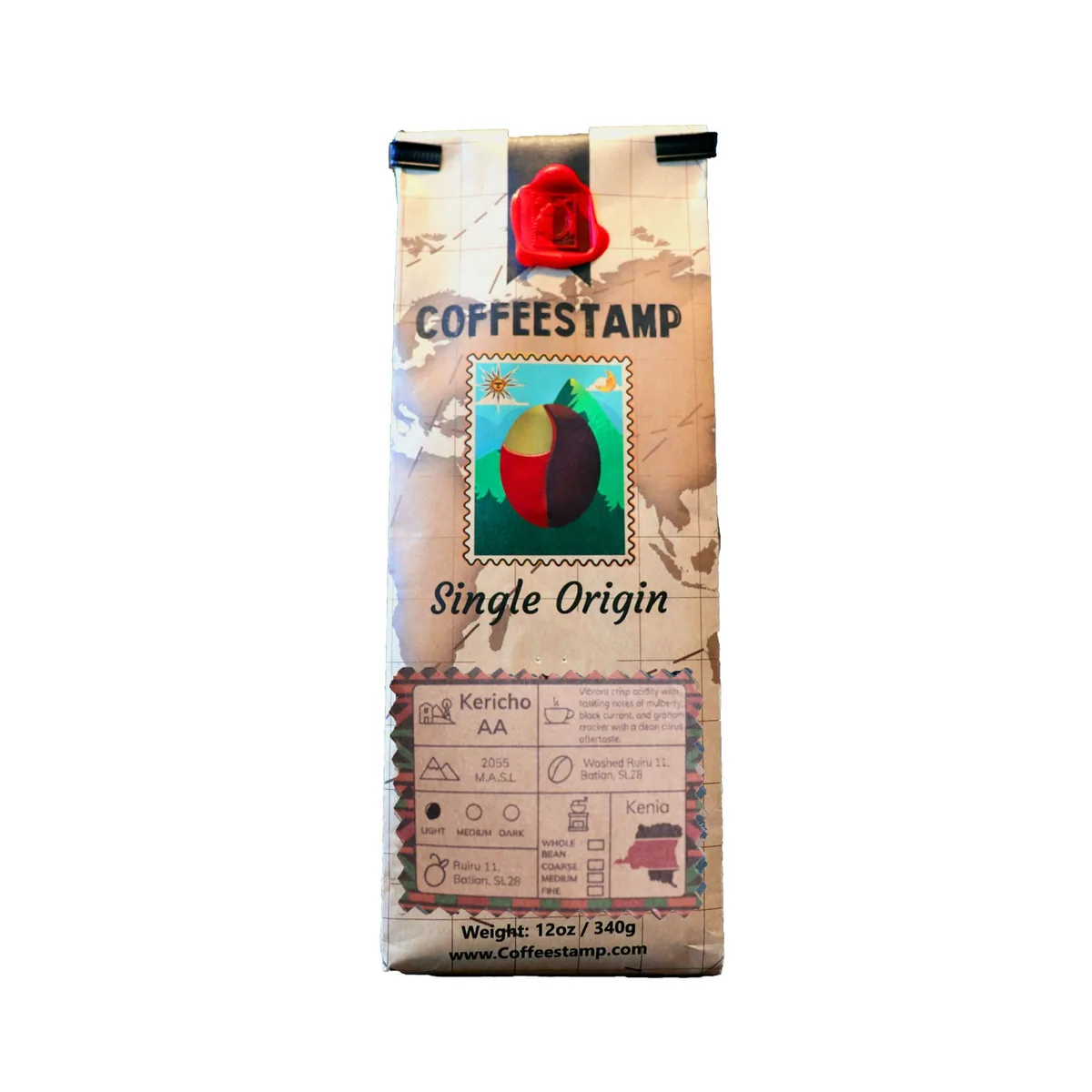 kenya karicho - aa, kenya coffee from coffeestamp