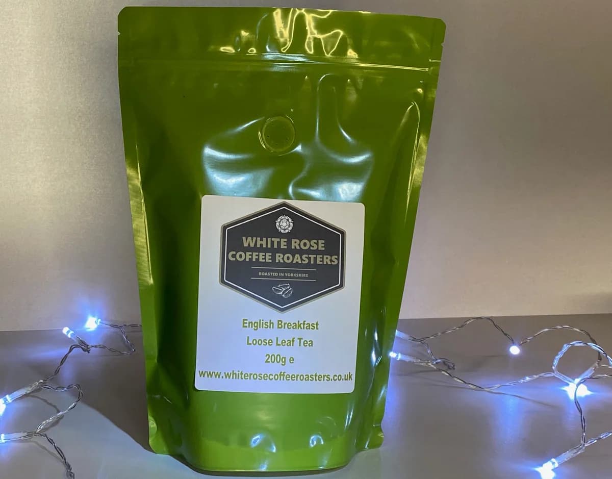 english breakfast loose leaf tea 200g, kenya coffee from white rose coffee roasters