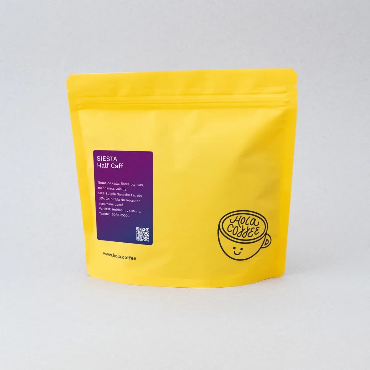 semi descafeinado - siesta half caff pro, colombia coffee from hola coffee roastery