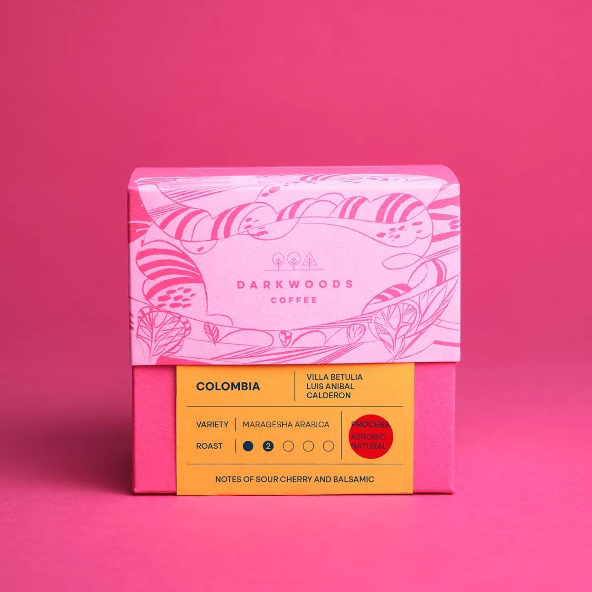 colombia villa betulia maragesha (natural), colombia coffee from dark woods coffee ltd