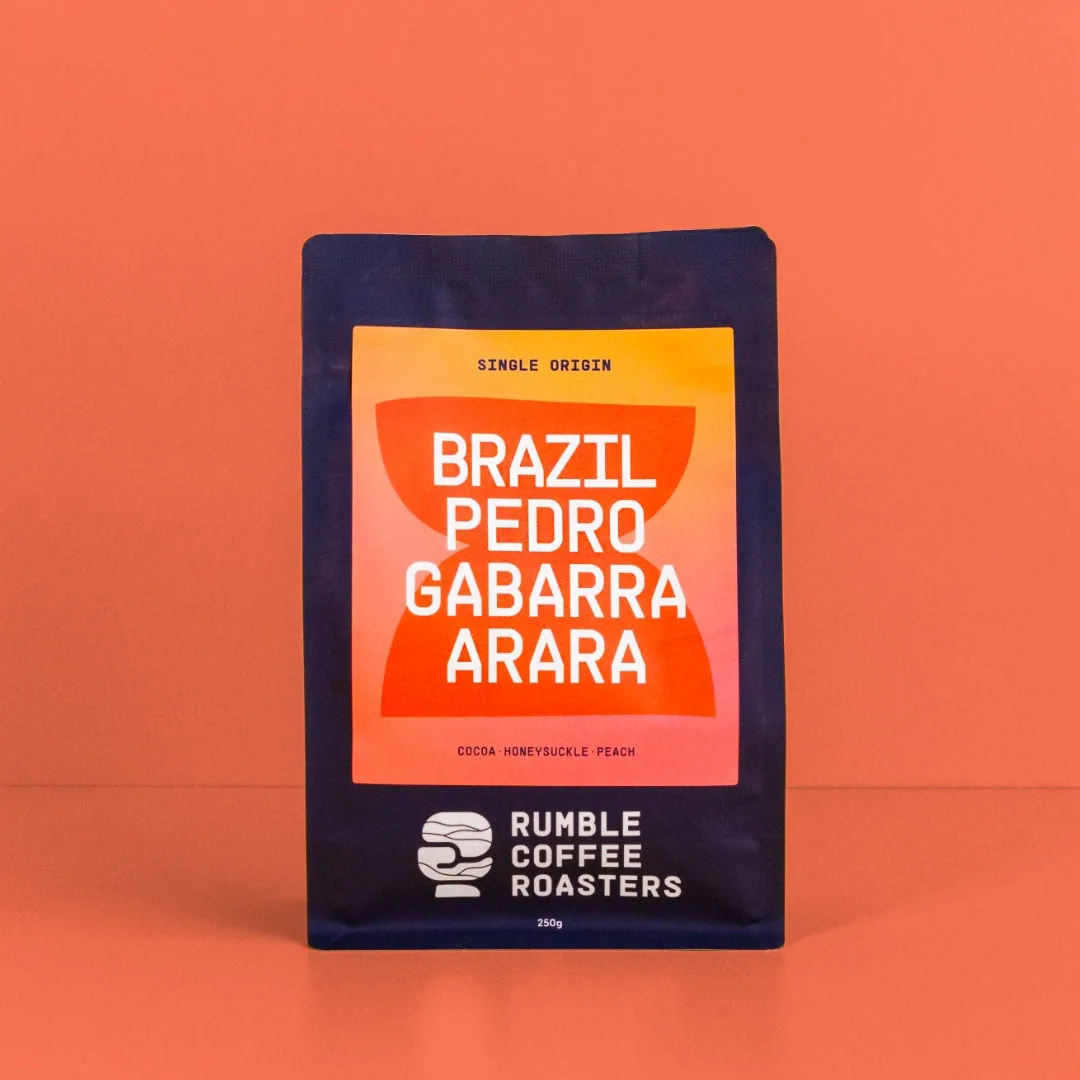 brazil pedro gabarra arara espresso, brazil coffee from rumble coffee roasters - macaulay road espresso bar