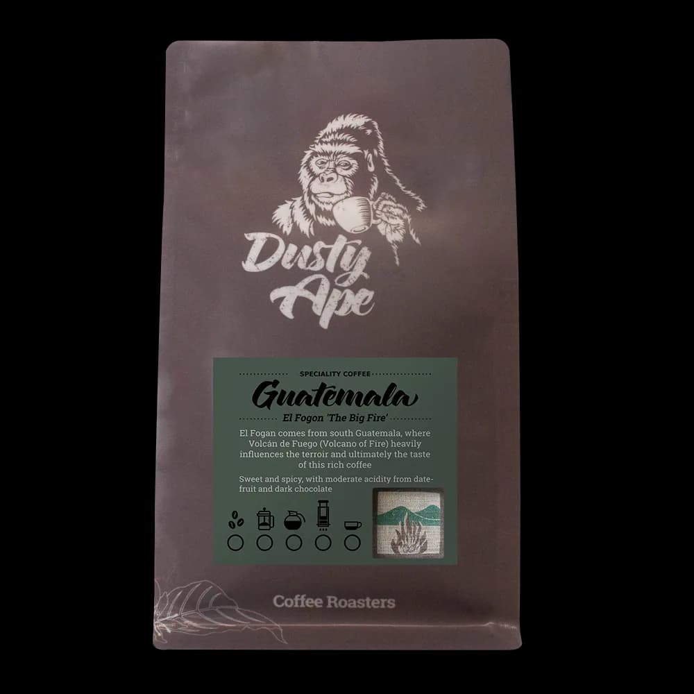 guatemala el fogon, guatemala coffee from dusty ape coffee roastery & coffee bar
