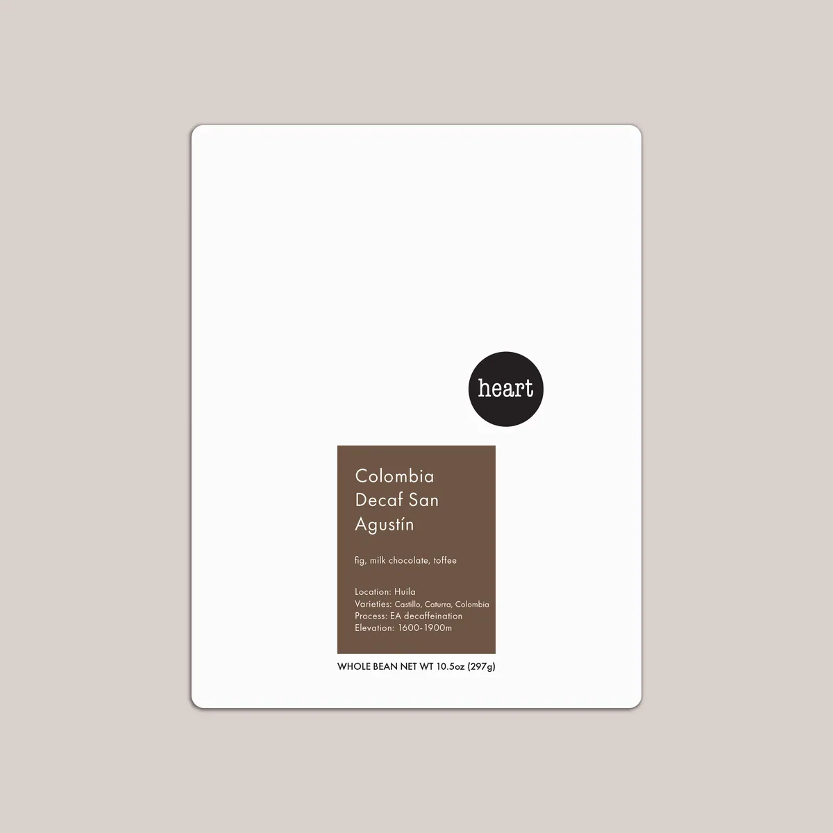 colombia decaf, colombia coffee from heart coffee roasters