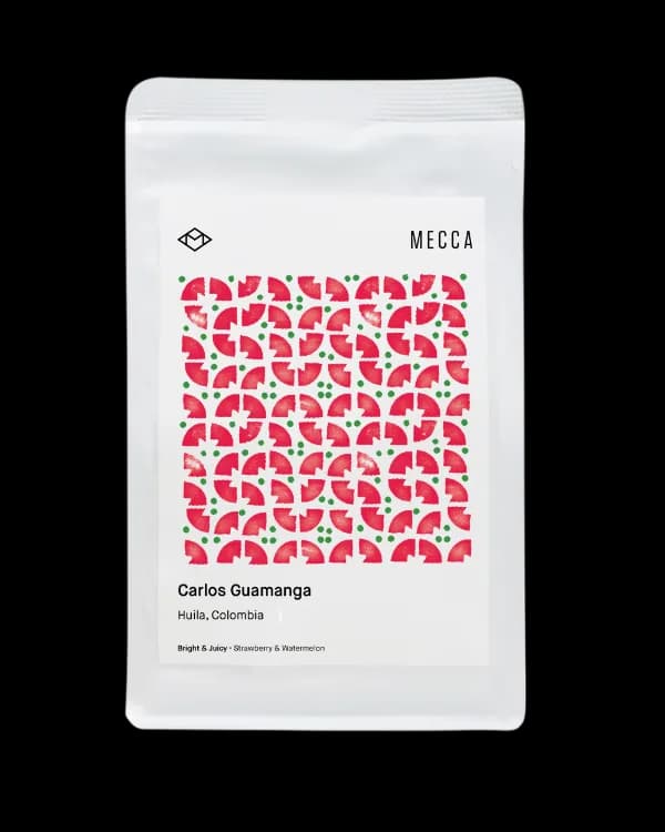 carlos mario guamanga caturra, colombia coffee from mecca coffee - alexandria