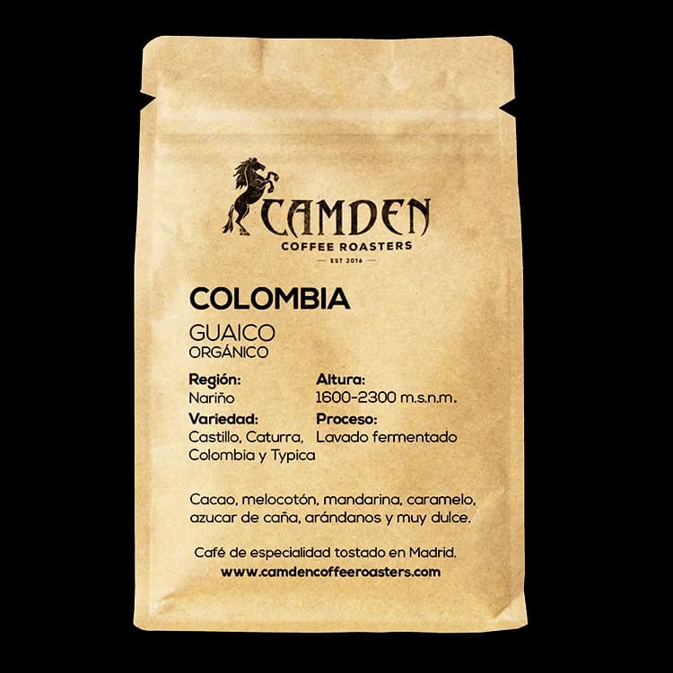 colombia – guaico orgánico, colombia coffee from camden coffee roasters (velilla de san antonio) - café de especialidad | specialty coffee madrid