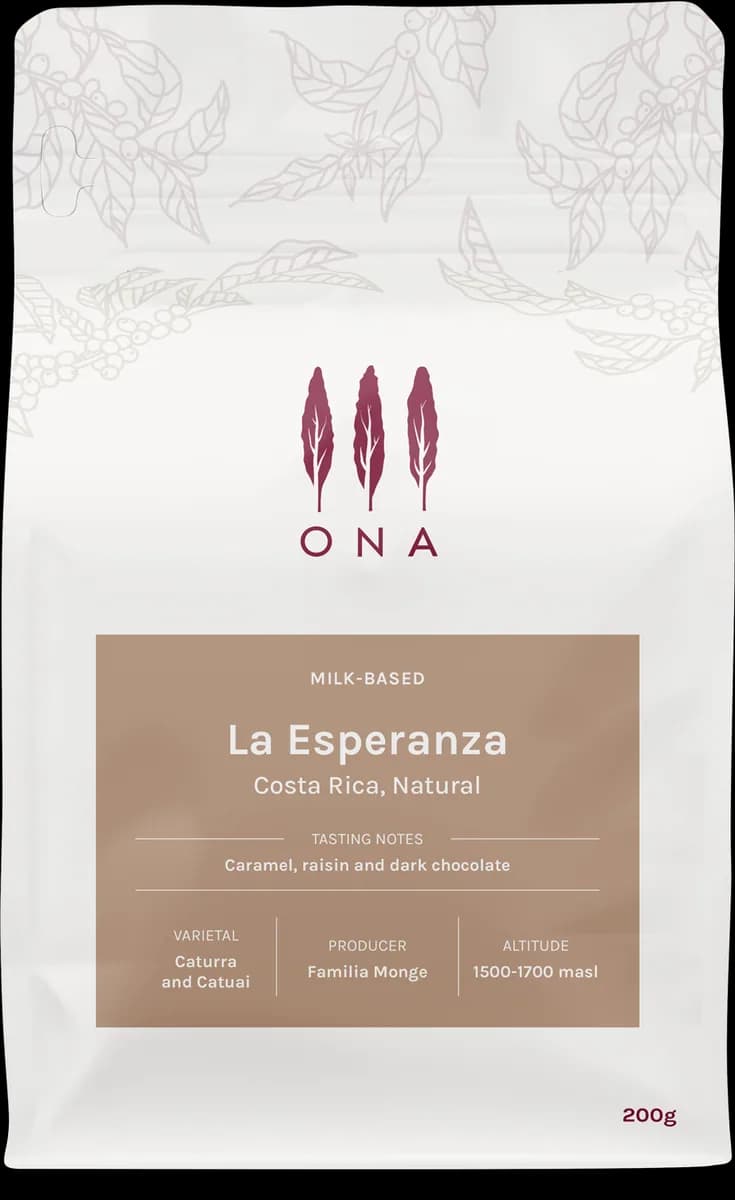 la esperanza, costa rica, natural, costa rica coffee from ona