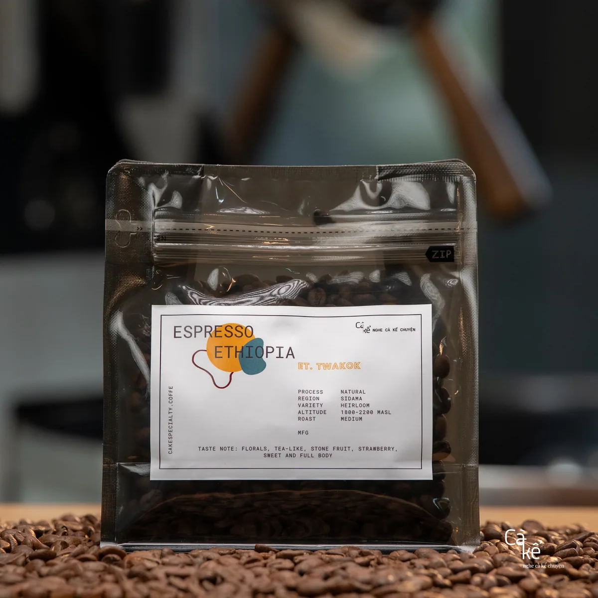 cà phê đặc sản arabica et twakok espresso, ethiopia coffee from cà kể specialty coffee