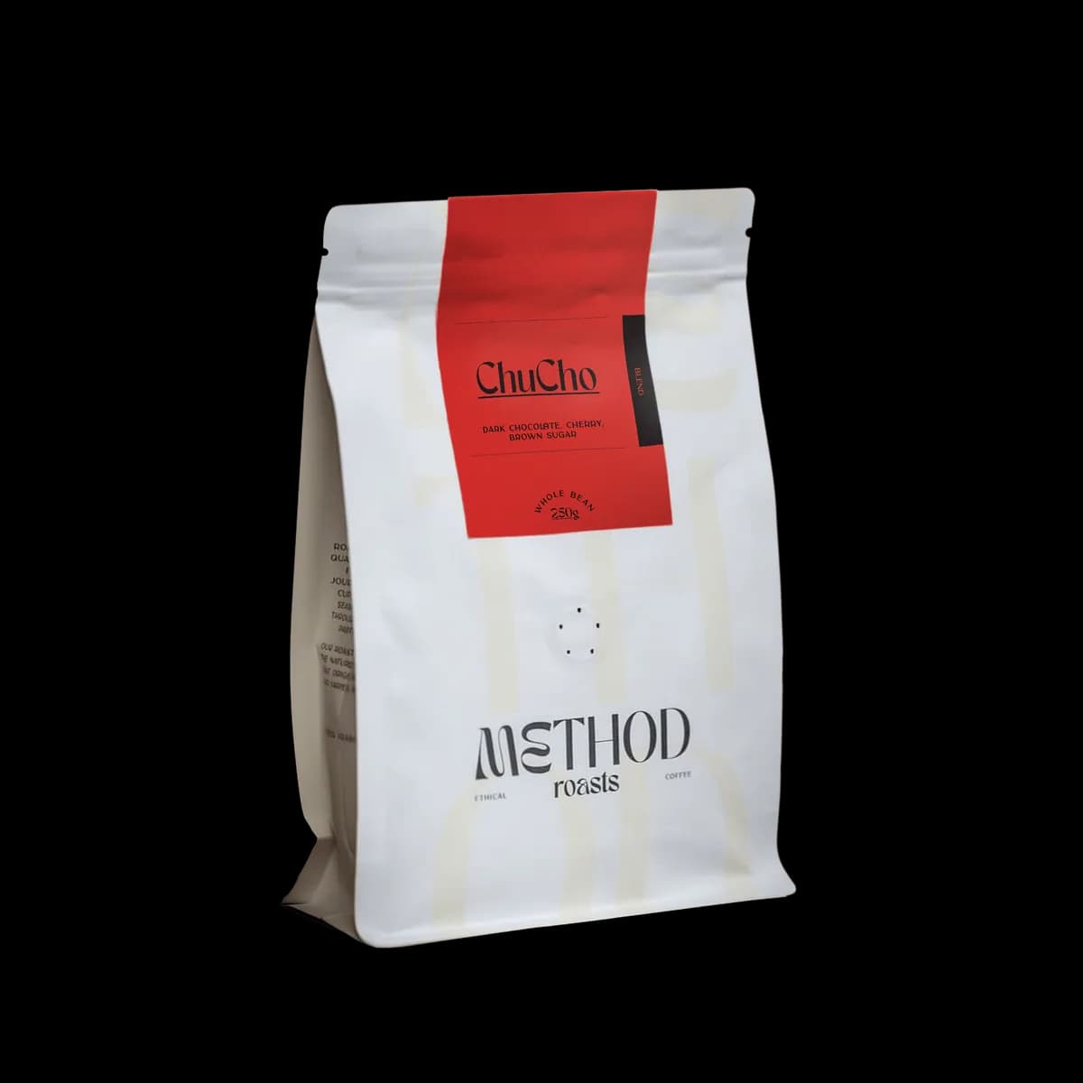 chucho blend, brazil + peru + guatemala coffee from method coffee roasters - coffee bar and roastery