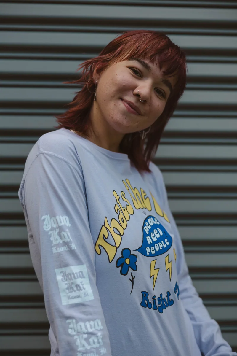 people need people // psychedelic // long sleeve, indonesia coffee from java kai