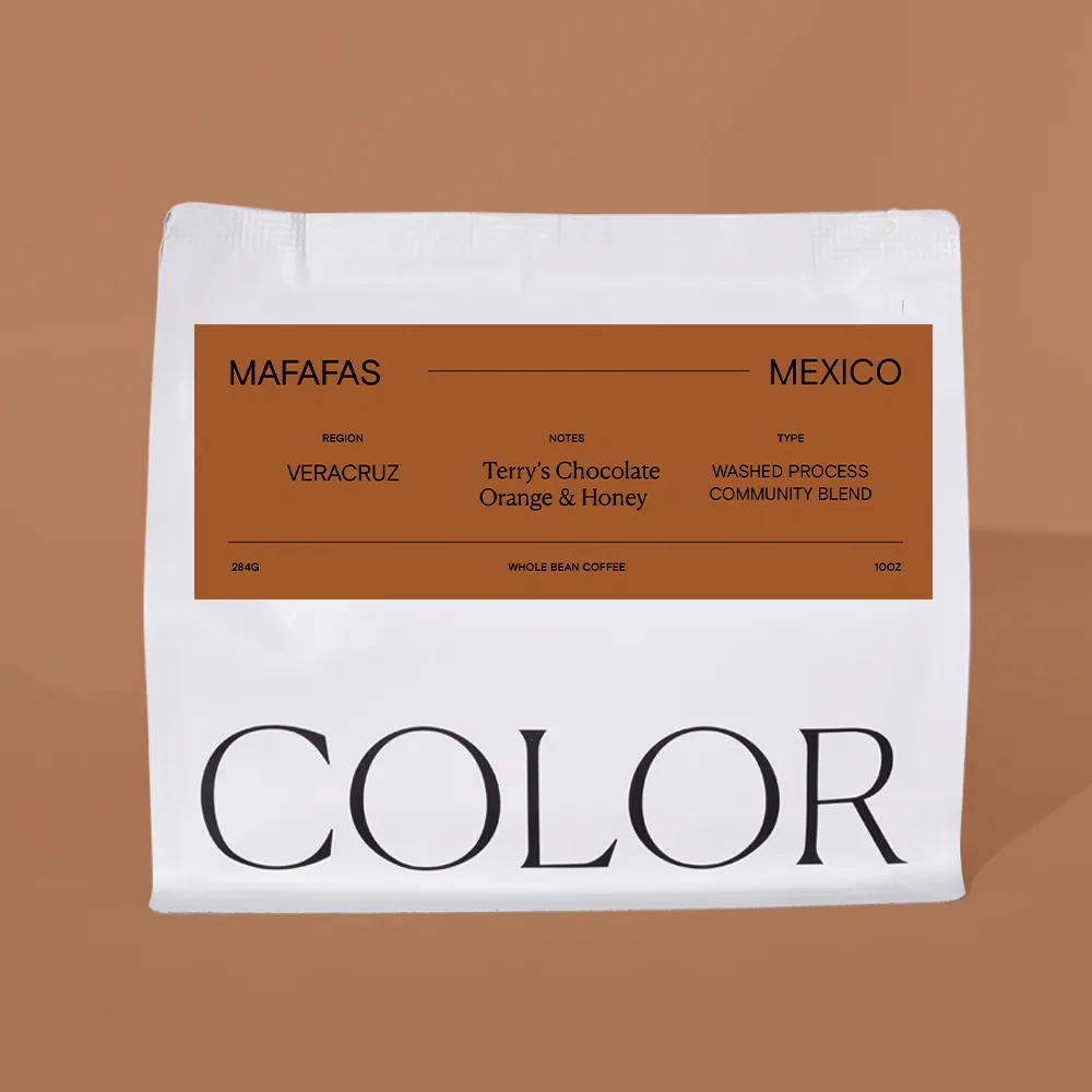 mexico veracruz mafafas (fresh crop arrival), mexico coffee from color coffee roasters