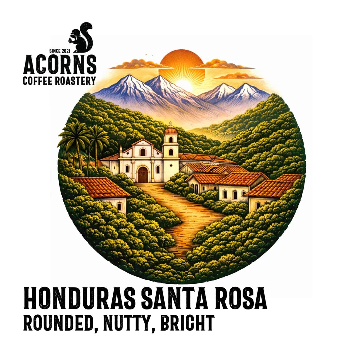 honduras santa rosa, honduras coffee from acorns coffee and cake