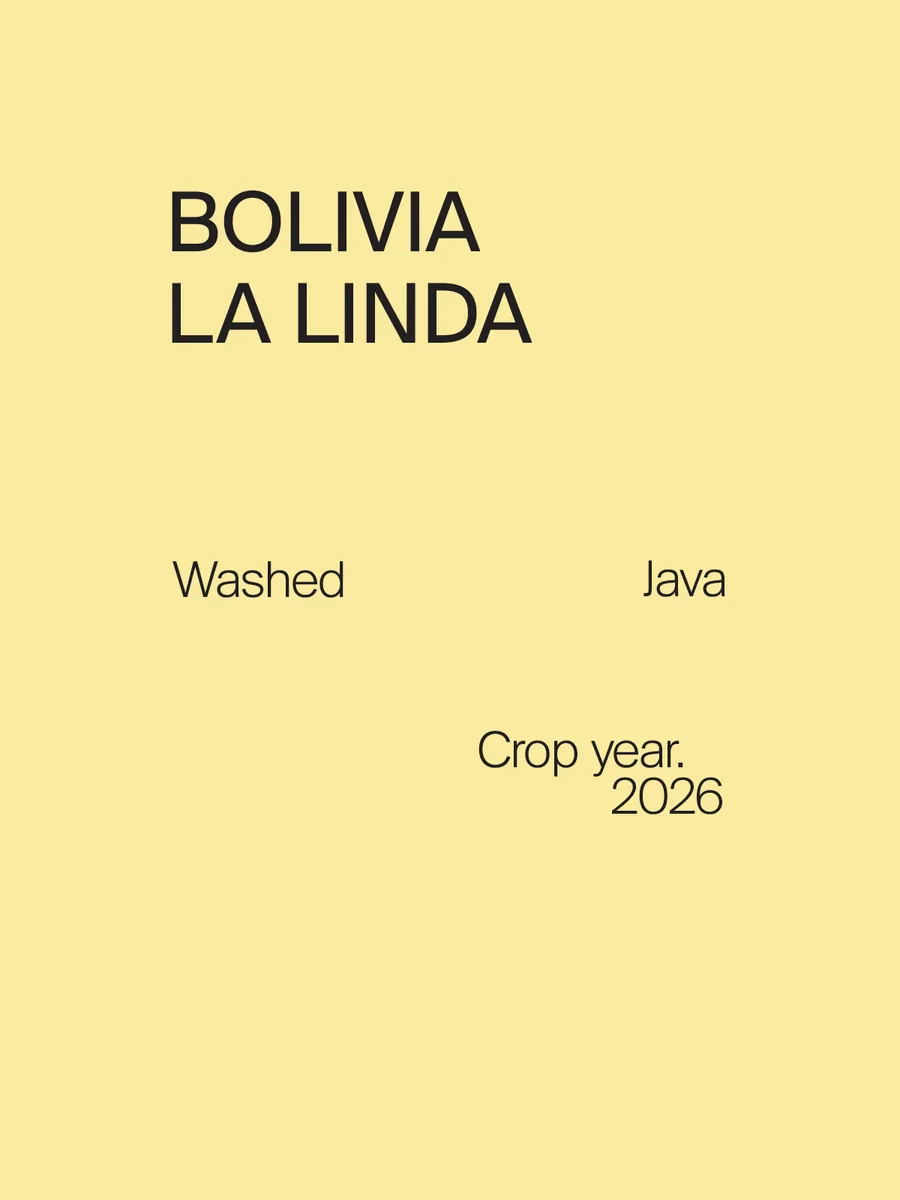 bolivia la linda java washed, bolivia + indonesia coffee from one half