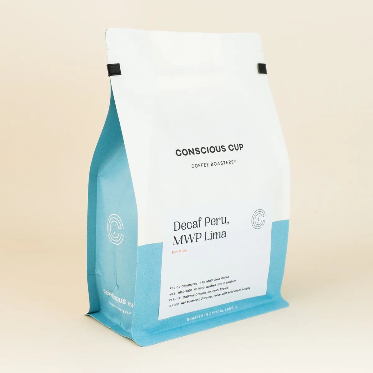 decaf peru, mwp lima, peru coffee from conscious cup coffee roasters - crystal lake