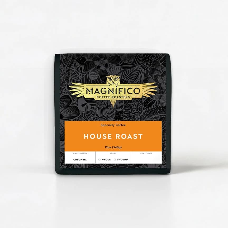 house roast, colombia coffee from magnífico coffee roasters & coffee shop