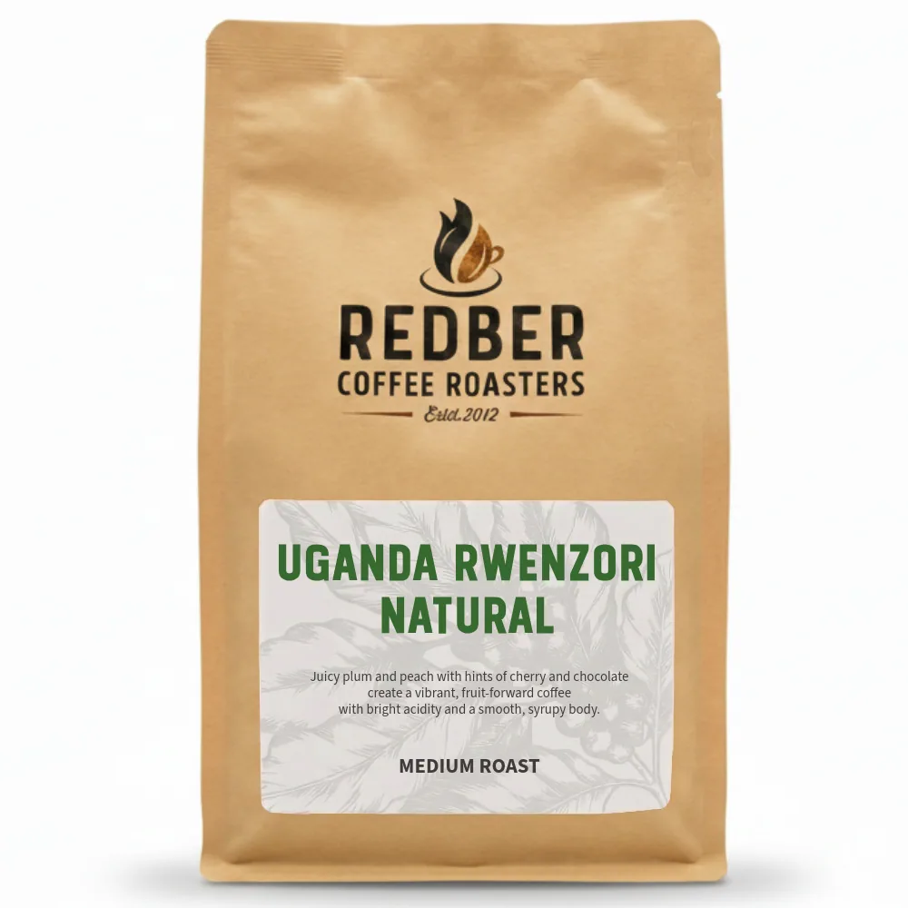 uganda rwenzori - medium roast, uganda coffee from redber ltd coffee roasters