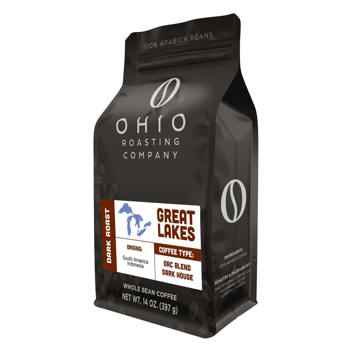 great lakes, indonesia coffee from ohio roasting company