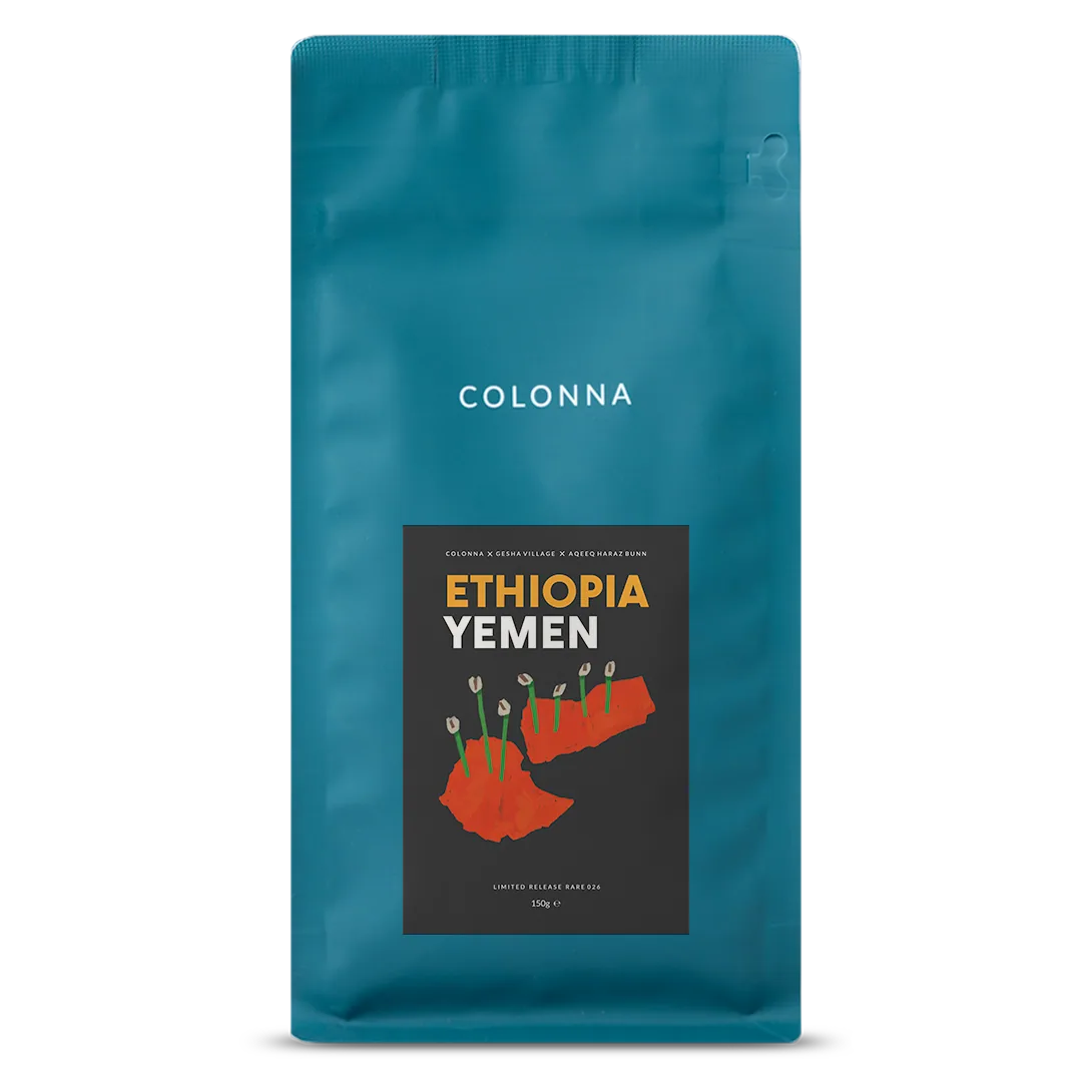 026 - ethiopia/yemen blend, ethiopia + yemen coffee from colonna & small's