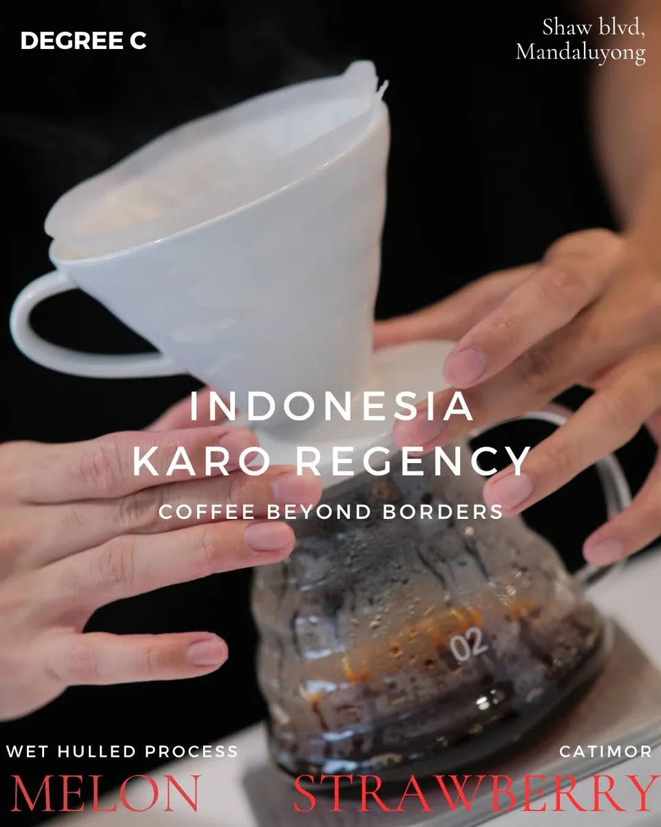 karo series- wet hulled process, indonesia coffee from degree c cafe + roastery
