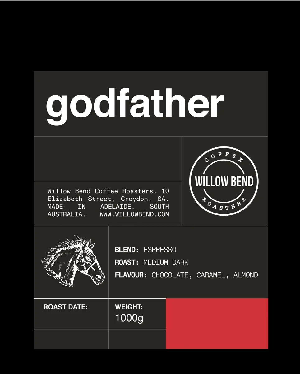 the godfather, colombia + brazil coffee from willow bend coffee roasters