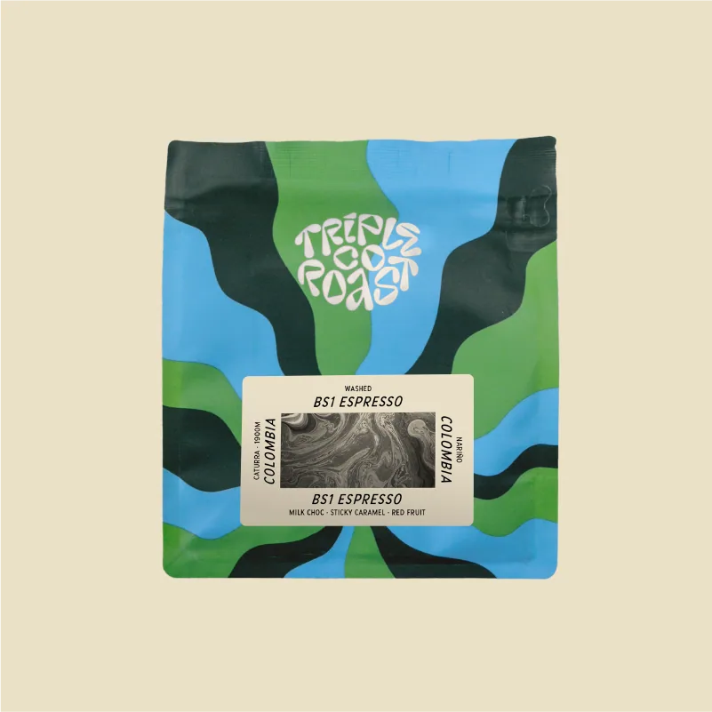 bs1 espresso, colombia coffee from triple co roast