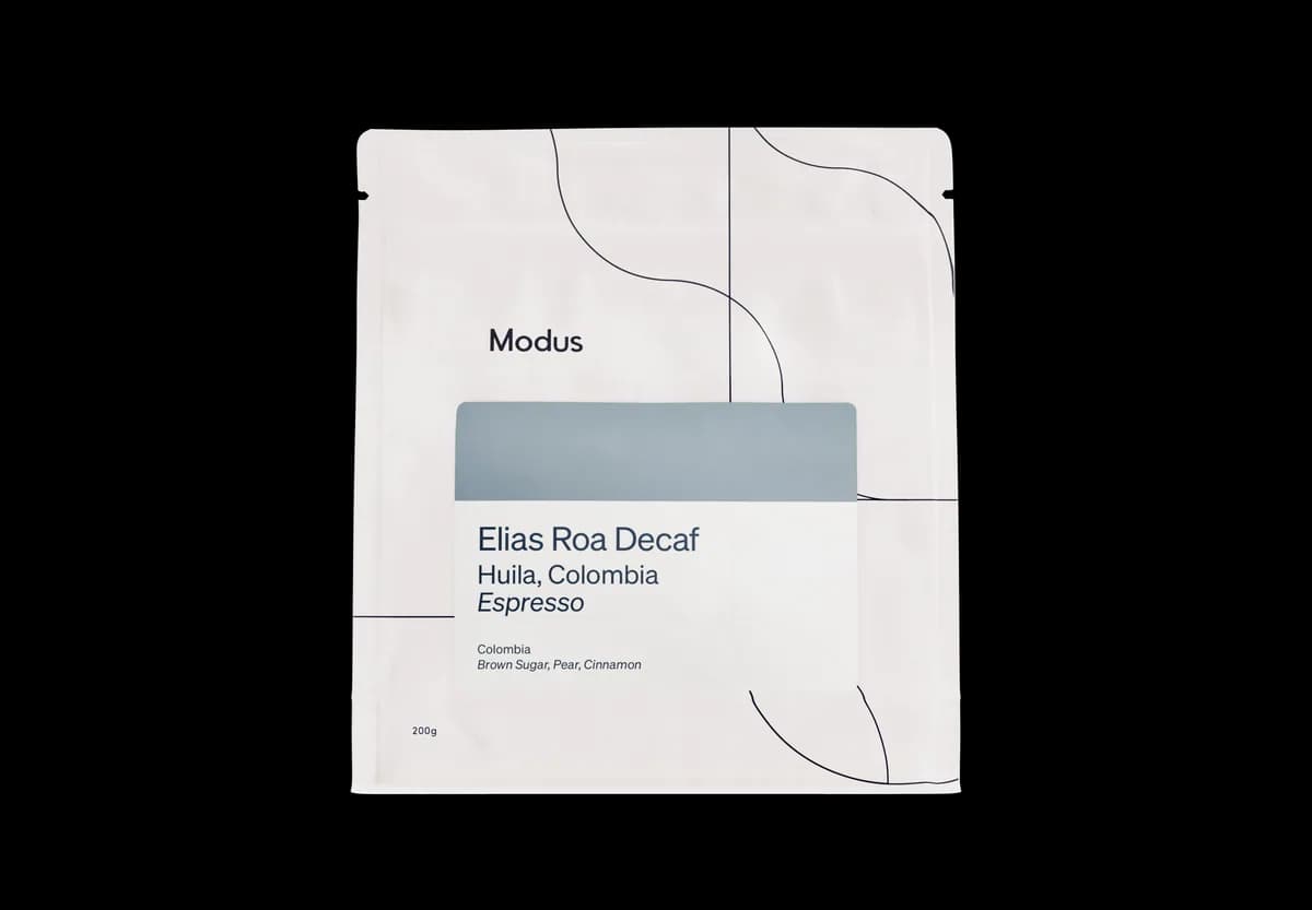 elias roa decaf | wholesale, colombia coffee from modus coffee