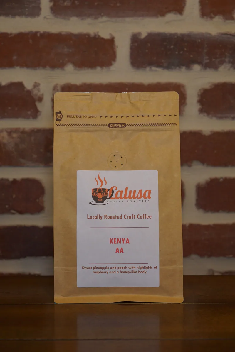 kenya aa, kenya coffee from calusa coffee roasters