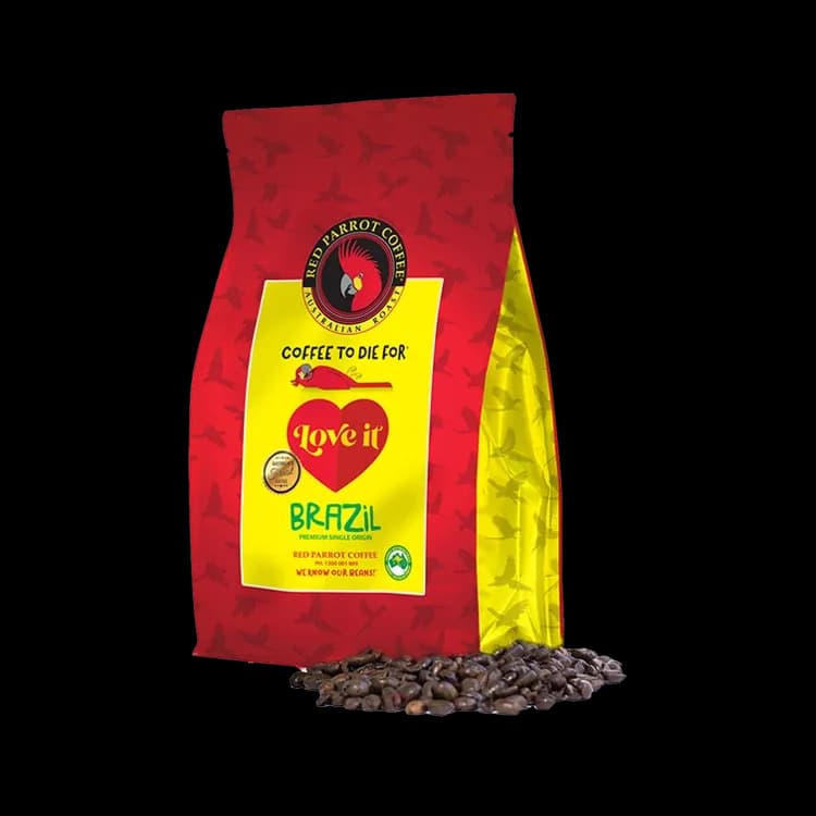 brazil, brazil coffee from red parrot coffee / parrot espresso bar