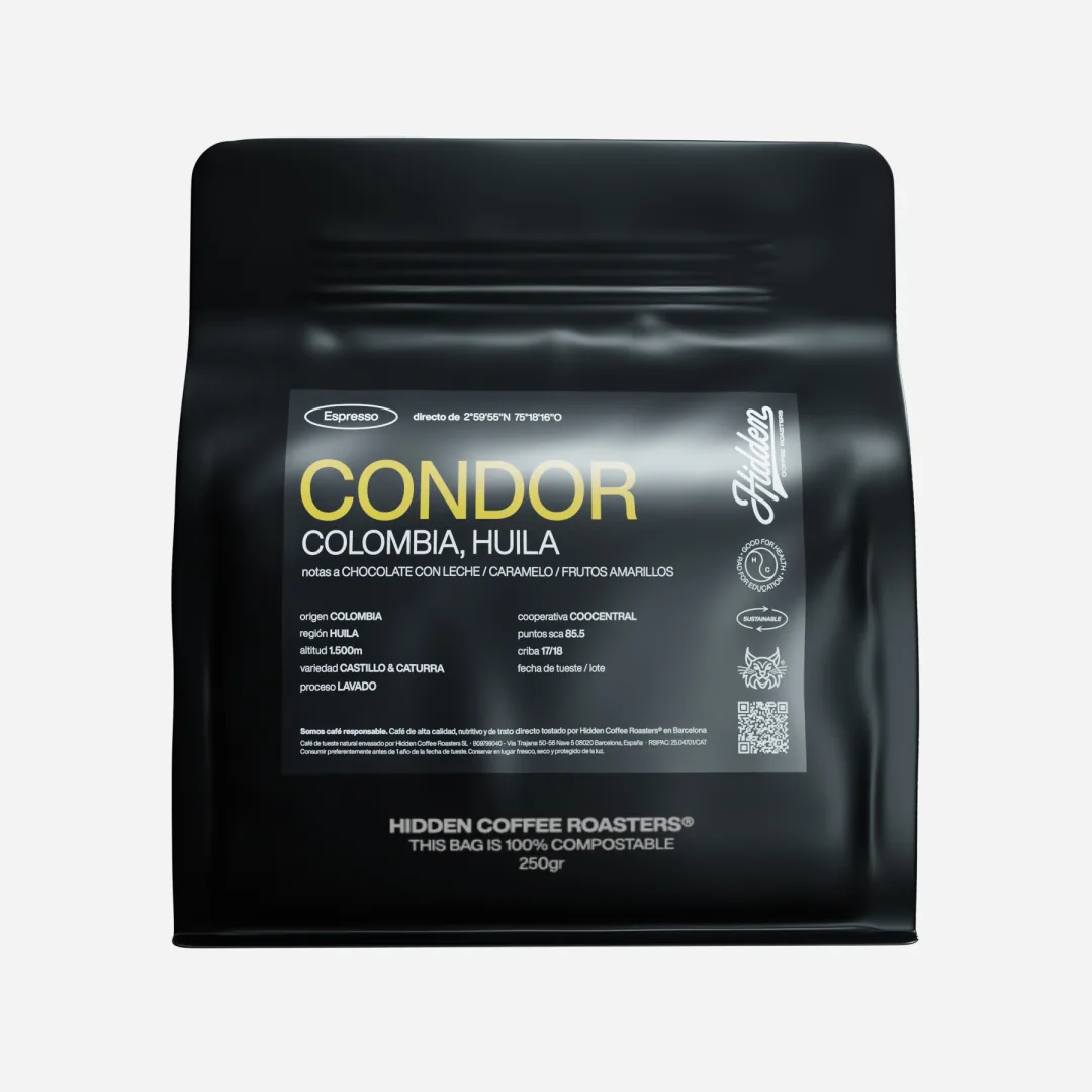 cóndor – colombia, colombia coffee from hidden coffee roasters - el born