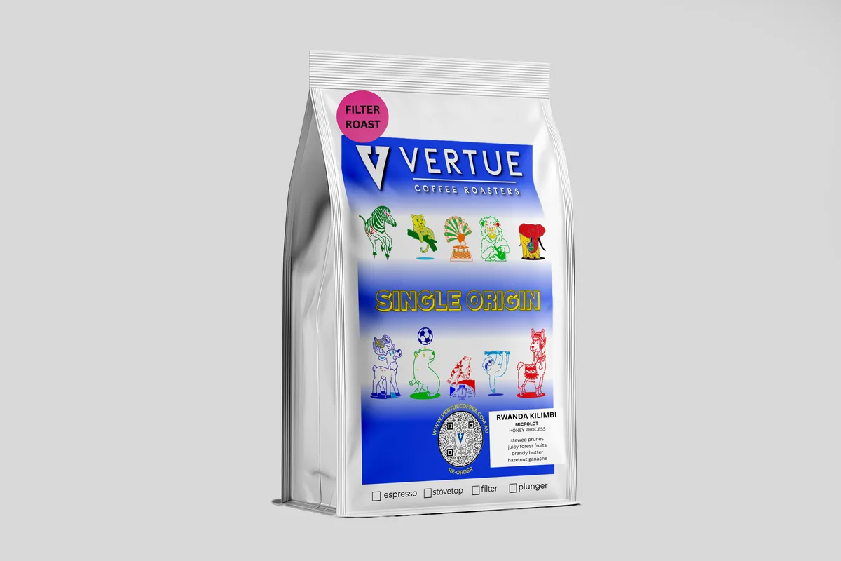 rwanda kilimbi microlot filter roast, rwanda coffee from vertue coffee roasters