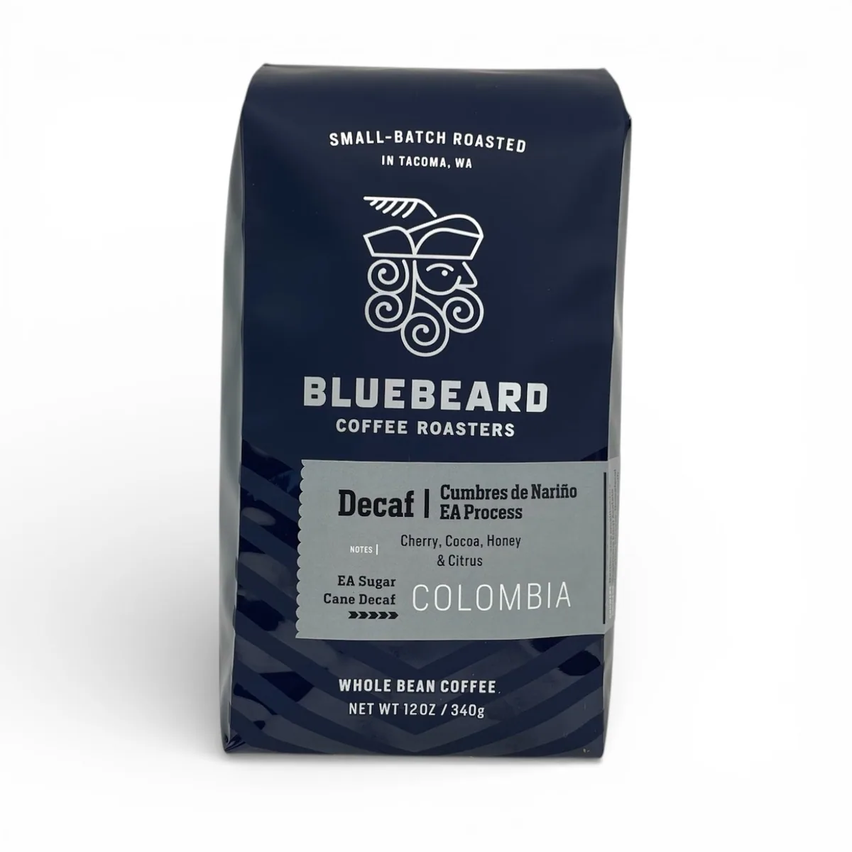 ea decaf cumbres de narińo | colombia, colombia coffee from bluebeard coffee roasters