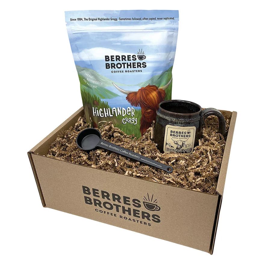 2 lb. gift box w/16 oz. stein, indonesia + sumatra coffee from berres brothers coffee roasters