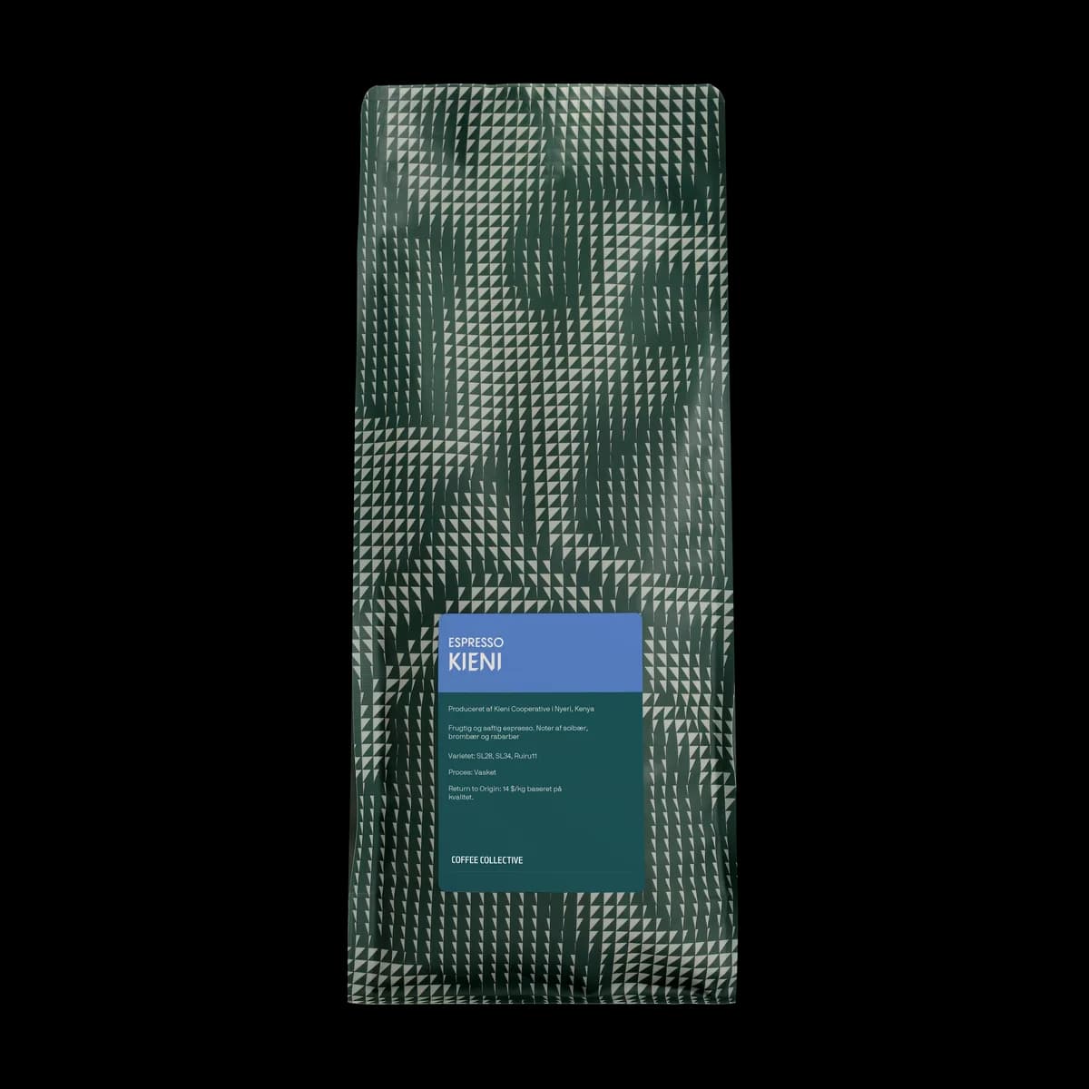 kieni espresso, 1kg, kenya coffee from the coffee collective